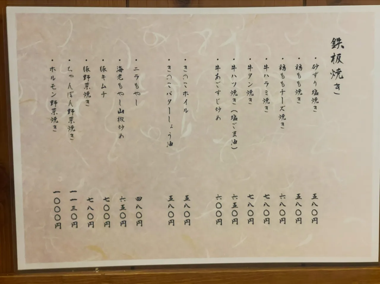 メニューが新しくなりました♪